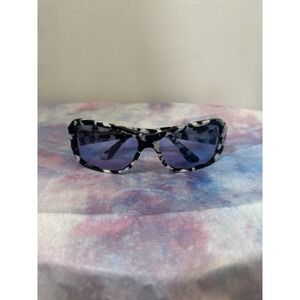 INDY MCF Designed in Brooklyn Black White Tortoise Rectangular‎ Sunglasses